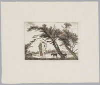 KG 07747
<br/>
Ruïne huis van Gerard van Velsen
<br/>
<em>Brussel, Hermanus van (1763-1815)</em>